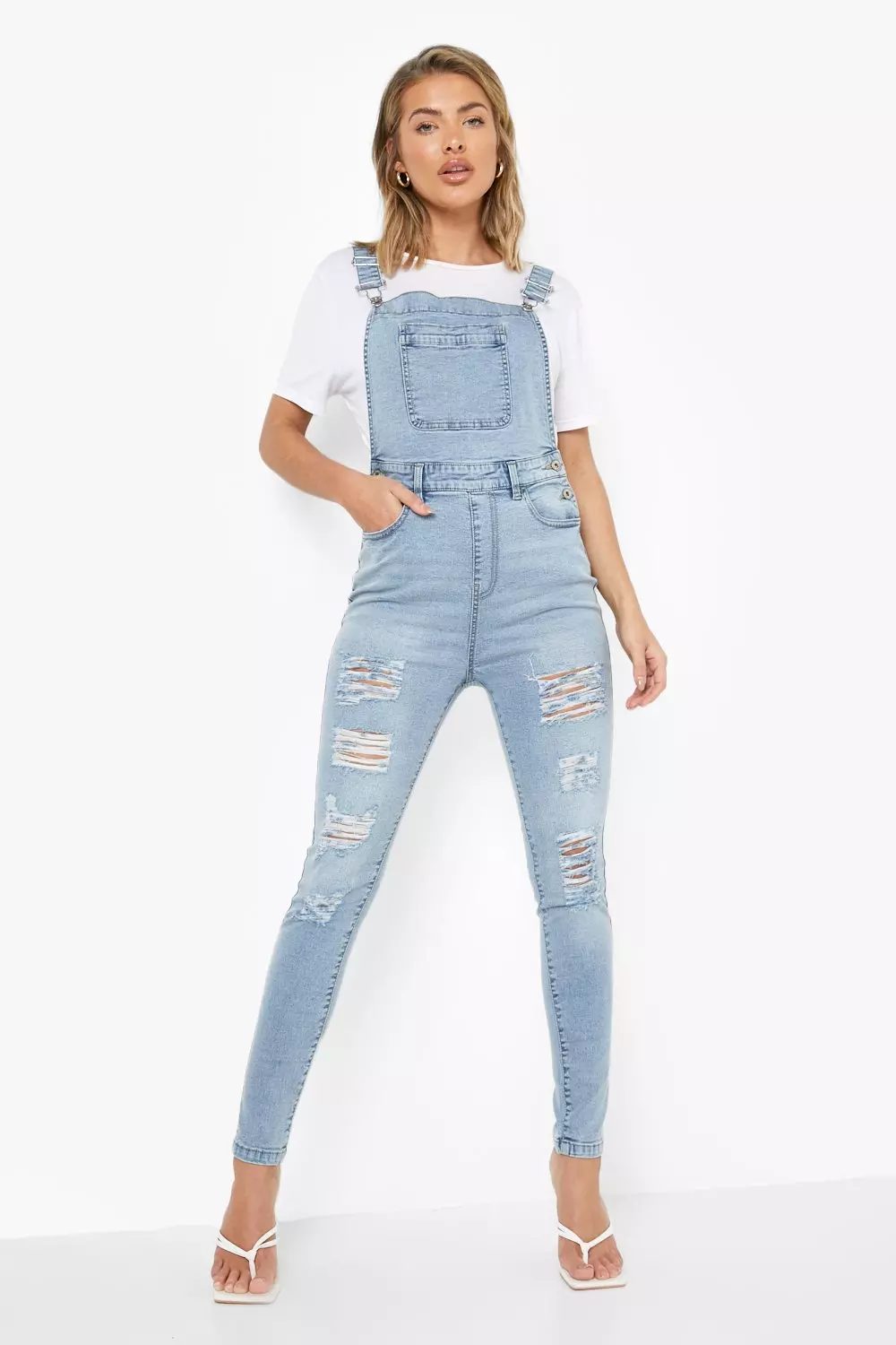 Skinny best sale jean dungaree